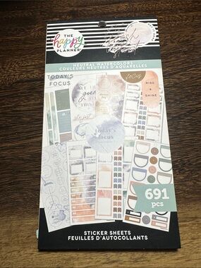 The Happy Planner Neutral Watercolors 3/$25